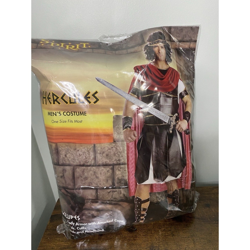 Spirit Halloween Hercules Roman Gladiator Costume Mens One Size